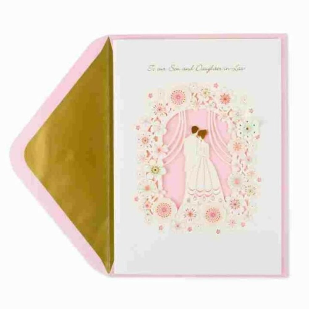 NIQUEAD Wedding Card -To our Son & Daughter-in-Law